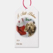 Otterhound Kerstmis Cadeaulabel (Voorkant)