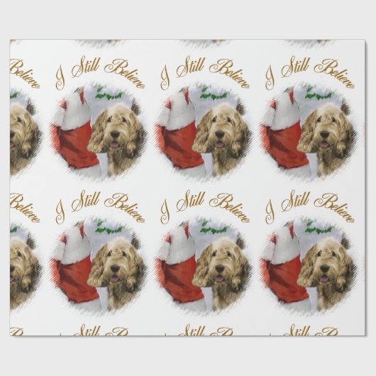 Otterhound Kerstmis Cadeaupapier (Vlak)