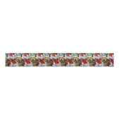Otterhound Kerstmis Grosgrain Lint (Voorkant)