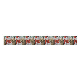 Otterhound Kerstmis Grosgrain Lint