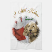 Otterhound Kerstmis Theedoek (Verticaal)