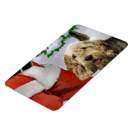 Otterhound met Kerstmis Magneet (Linkerzijde)