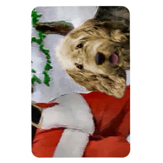 Otterhound met Kerstmis Magneet (Verticaal)