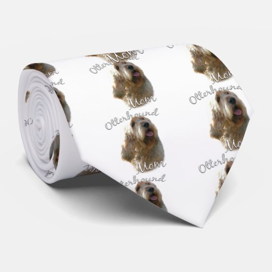 Otterhound Mom 2 Stropdas (Opgerold)