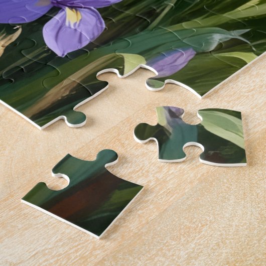 Otterhound Riverside Iris Kunst Legpuzzel (Zijkant)