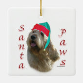 Otterhound Santa Paws Keramisch Ornament (Achterkant)