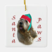 Otterhound Santa Paws Keramisch Ornament (Voorkant)