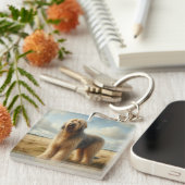 Otterhound Sleutelhanger (Voorkant Rechts)