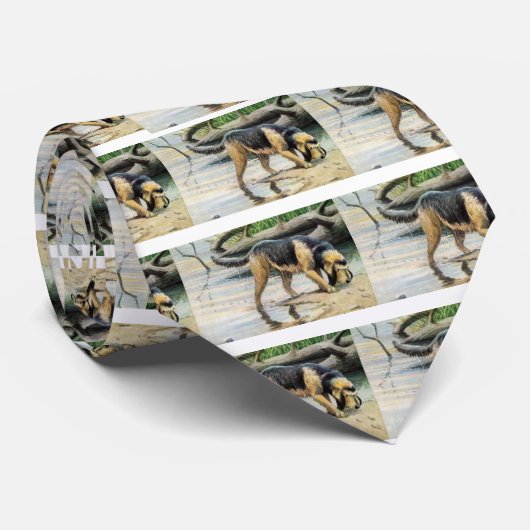 Otterhound Stropdas (Opgerold)