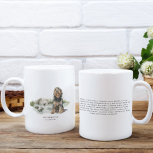 Otterhound Waterverf Honden & Ras Citaat Koffiemok