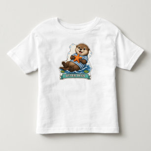 Otterknuffels Drijvende Otter Die Een Zeester Knuf Kinder Shirts