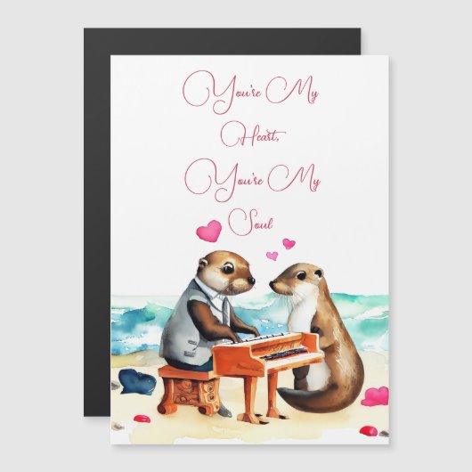 Otterkoppel Liefde Wenskaart (Voorkant / Achterkant)