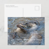 Otterliefde Ansichtkaart Briefkaart (Voorkant / Achterkant)