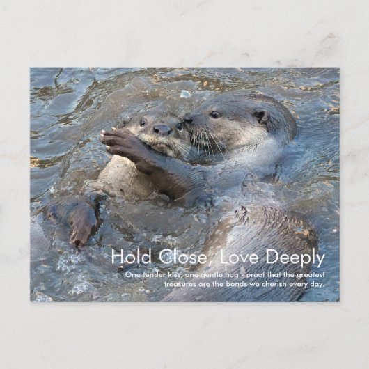 Otterliefde Ansichtkaart Briefkaart (Voorkant)