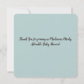 Otterlijk Adorable Baby Bedankkaart (Achterkant)