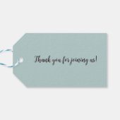 Otterlijk Adorable Baby Shower Magneet Cadeaulabel (Achterkant Horizontaal)