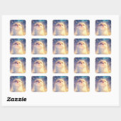 Otterlijk Betoverend Vierkante Sticker (Vel)