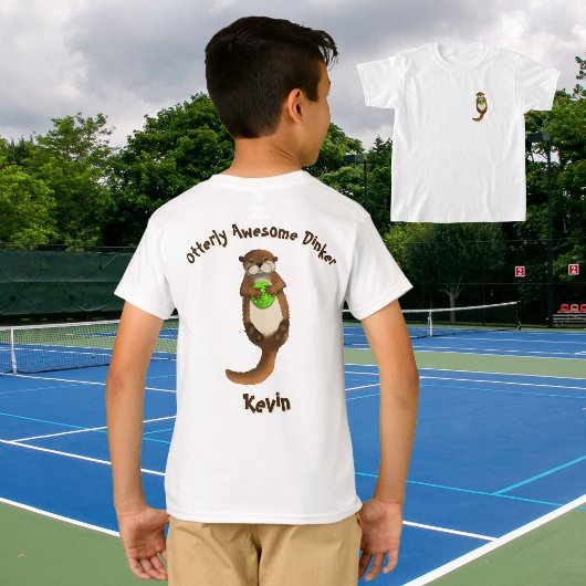 Otterlijk Geweldige Dinker Pickleball Otter T-shirt