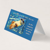 Otterlijk Lekker! - Rivierotter Grappig Ontwerp Visitekaartje (Achterkant)