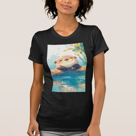 Otterlijk Luie Dag T-shirt (Voorkant)