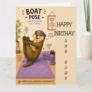 Otterlijk Ontspannende Bootpositie, Donker Lila Ve Kaart