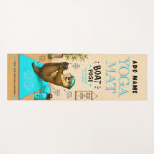 Otterlijk Ontspannende Bootpositie Yoga Mat (Voorkant (horizontaal))