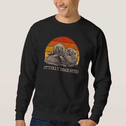 Otterlijk walgelijke otter humor zee dier trui (Voorkant)