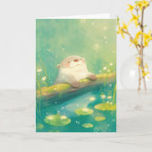 Otterlogboek van de Vrije Tijd Kaart (Gele Bloem)
