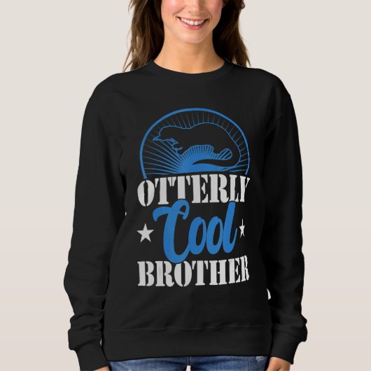 Otterly cool brother siblings day otter trui (Voorkant)
