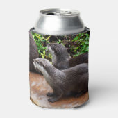 Otterly Cute, Stubby Koelbox Holder Blikjeskoeler (Blikje Voorkant)