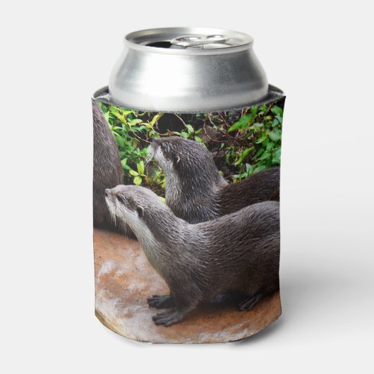 Otterly Cute, Stubby Koelbox Holder Blikjeskoeler (Blikje Voorkant)