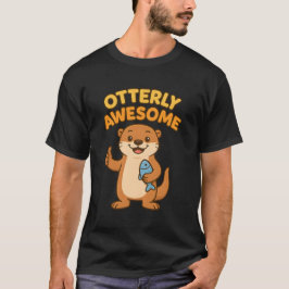 Otterly Geweldig T-Shirt | Schattige dier woordspe