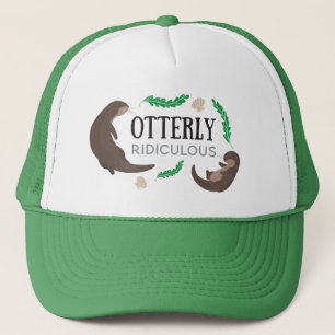 Otterly Ridiculous funny joke otter pun Trucker Pet