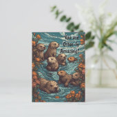 Otterly Verbazingwekkend Briefkaart (Staand voorkant)