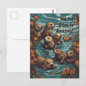 Otterly Verbazingwekkend Briefkaart (Voorkant / Achterkant)