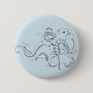 Otterpus Ronde Button 5,7 Cm