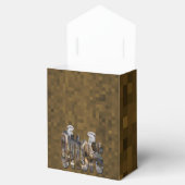 otters Afbeelding Logo met otters, Bedankdoosjes (Geopend)