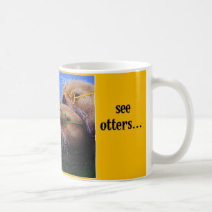otters bekijken koffiemok