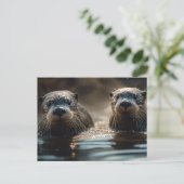 Otters Briefkaart (Staand voorkant)