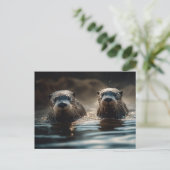 Otters Briefkaart (Staand voorkant)