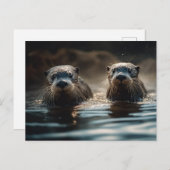 Otters Briefkaart (Voorkant / Achterkant)
