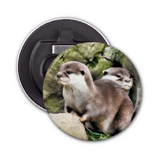 OTTERS BUTTON FLESOPENER (Voorkant)