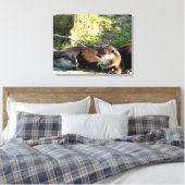OTTERS CANVAS AFDRUK (Insitu (Slaapkamer))