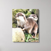 OTTERS CANVAS AFDRUK (Voorkant)