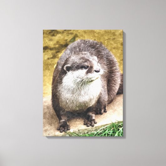 OTTERS CANVAS AFDRUK (Voorkant)