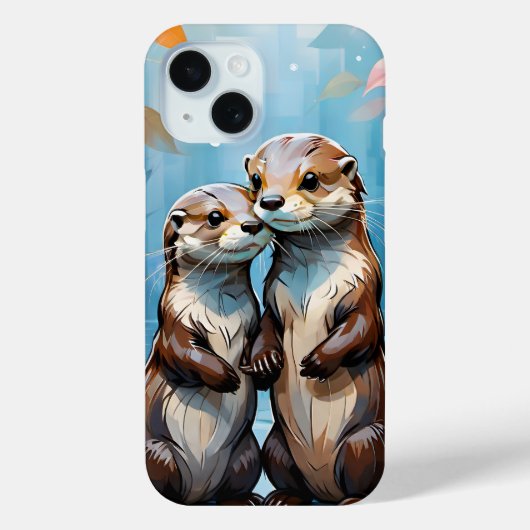 Otters Case-Mate iPhone Case (Achterkant)