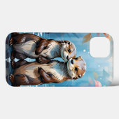 Otters Case-Mate iPhone Case (Achterkant (horizontaal))