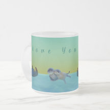 Otters die water afspelen