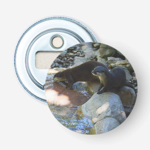 Otters Drink, bottenopener Button Flesopener