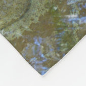 Otters Drinken, Middelzware Fleece Deken (Hoek)